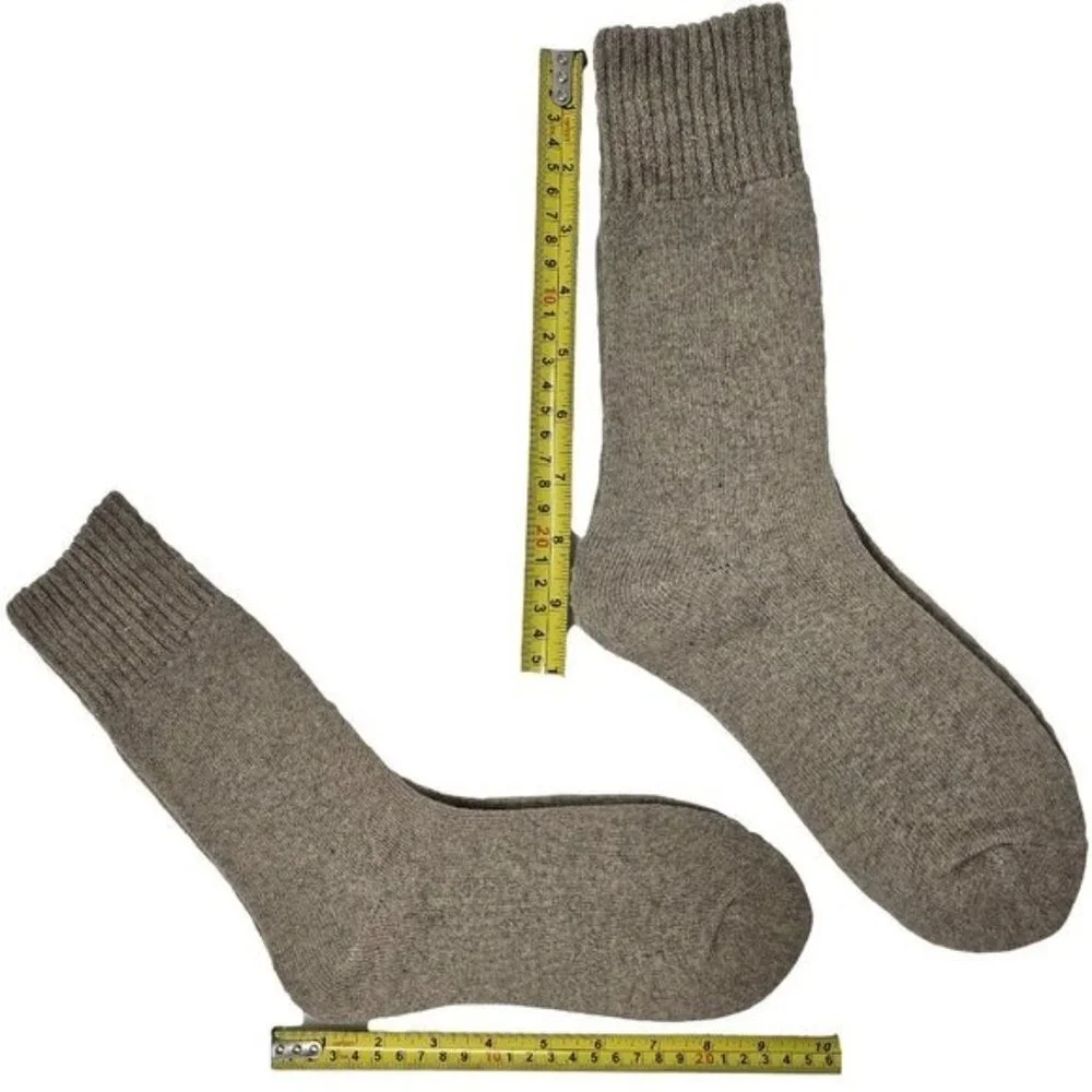 Women Merino Lamb Wool Socks, Thick Warm Winter Hiking Crew Socks,  3-Pairs NWT